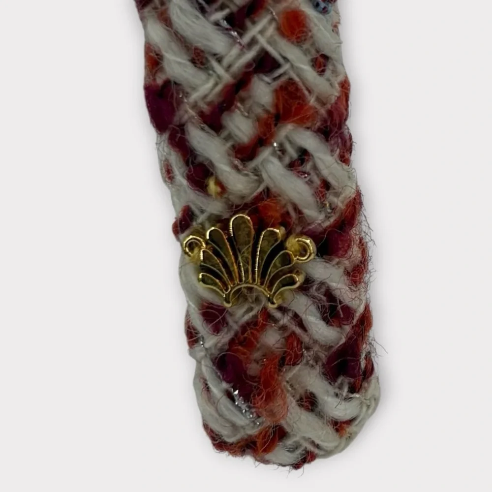 Lele Sadoughi Gigi Tweed Headband in Red
